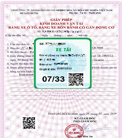 Dịch vụ giấy phép kinh doanh vận tải theo quy định mới tại NĐ 158/NĐ-CP và NĐ 218/NĐ-CP